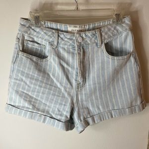 PacSun Striped Mom Short
